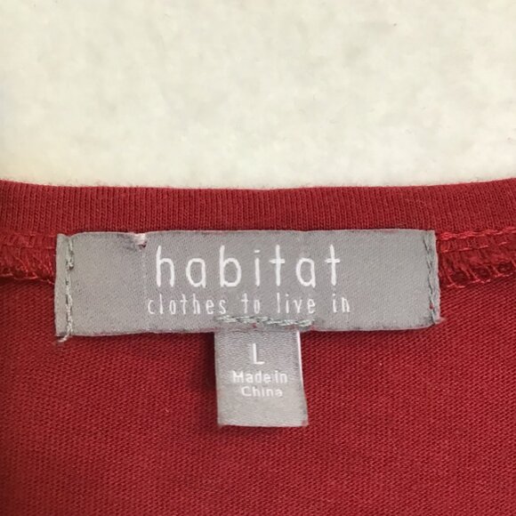 Habitat Deep Hem V-Neck Tunic Size L - Picture 9 of 10